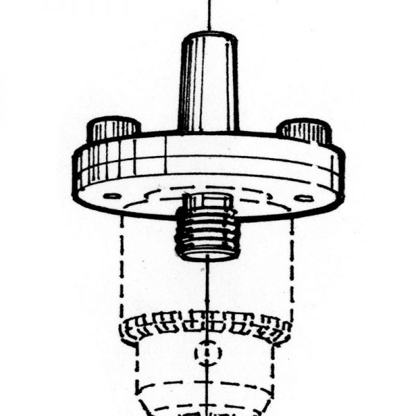 P/N 1202 Adjustable chuck holder for 1/4" and 3/8" Drill Chucks